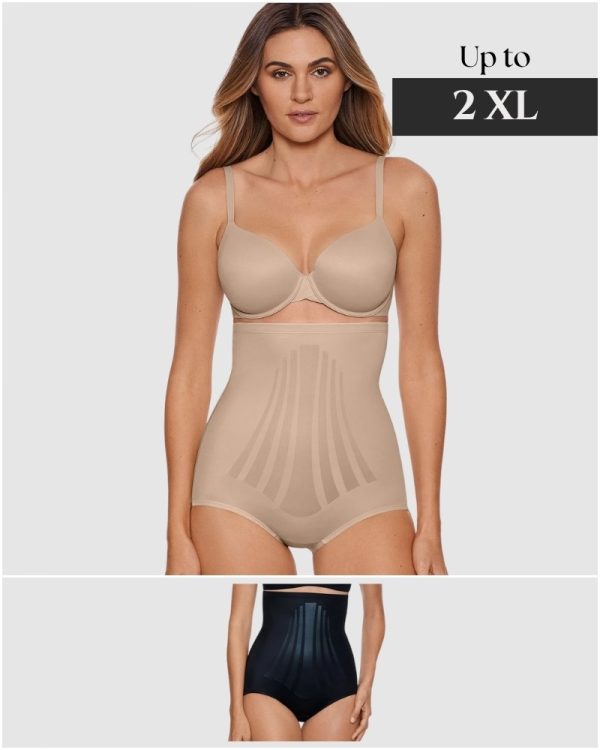 MIRACLESUIT Lycra FitSens Extra High Waist Shaping Brief