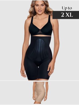MIRACLESUIT Lycra FitSens Extra High Waist Shaping Thigh Shaper