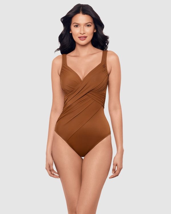 Miraclesuit Rock Solid Revele Shaping swimsuit Bronze