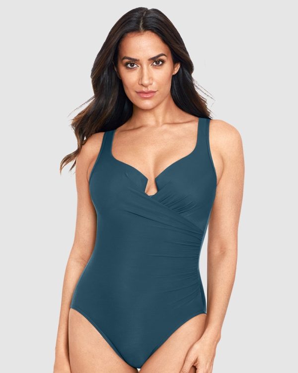 Miraclesuit Must Haves Escape U/W Shaping swimsuit - Nova Green - Image 3