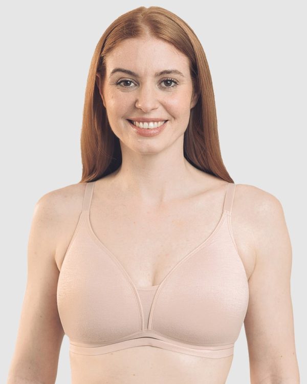 Royce Posie Soft Mould wirefree T-shirt bra with racerback option A-D cup in bands 6-14 - Image 3