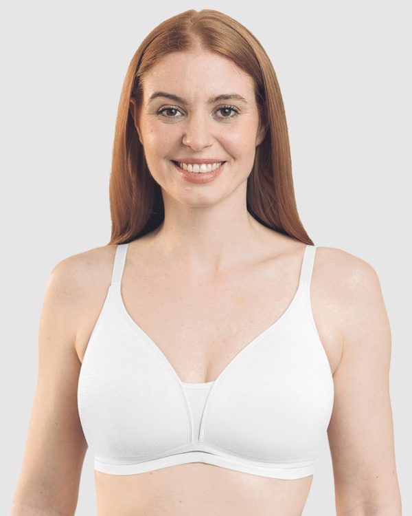 Royce Posie Soft Mould wirefree T-shirt bra with racerback option A-D cup in bands 6-14 - Image 5