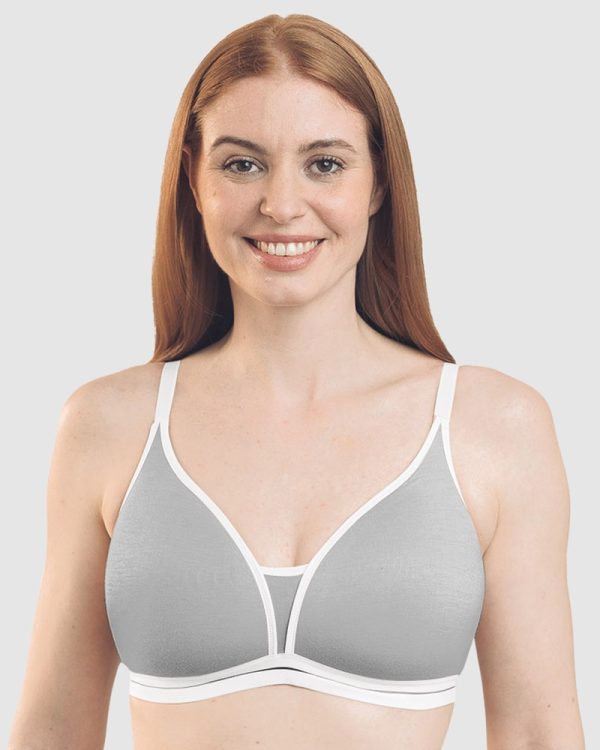 Royce Posie Soft Mould wirefree T-shirt bra with racerback option A-D cup in bands 6-14