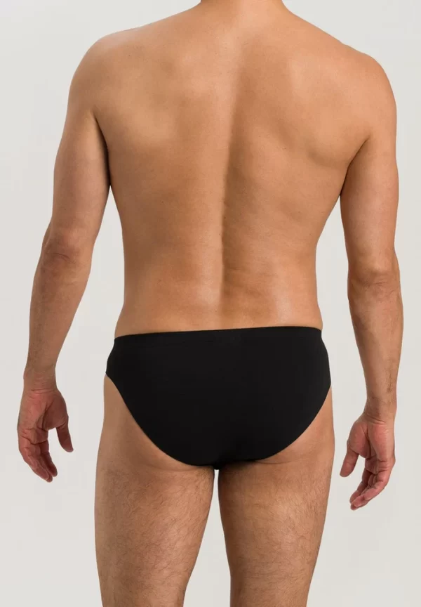 HANRO Men Cotton Sensation Briefs Black - Image 2