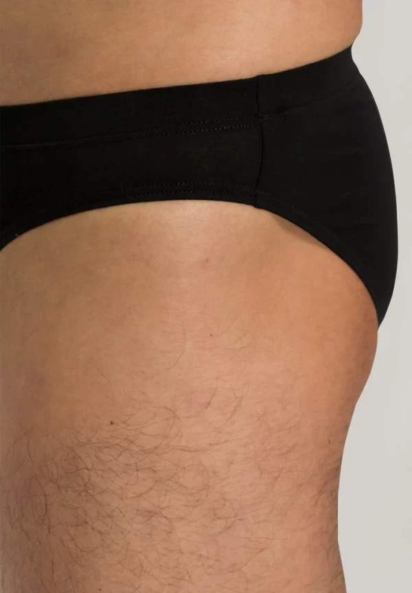 HANRO Men Cotton Sensation Briefs Black - Image 4