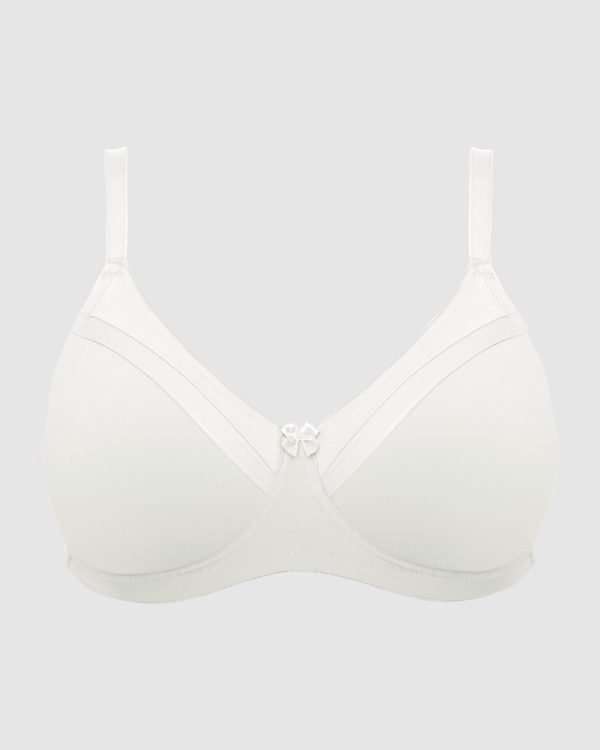 Royce Maisie Soft Mould wirefree T-Shirt bra with Satin trims A - G cups in multiple colours in bands 8-18 - Image 10