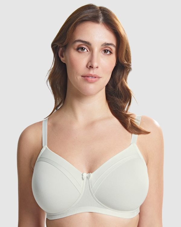 Royce Maisie Soft Mould wirefree T-Shirt bra with Satin trims A - G cups in multiple colours in bands 8-18 - Image 8