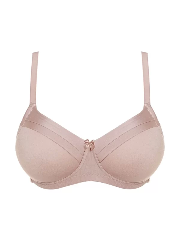 Royce Maisie Soft Mould wirefree T-Shirt bra with Satin trims A - G cups in multiple colours in bands 8-18 - Image 4