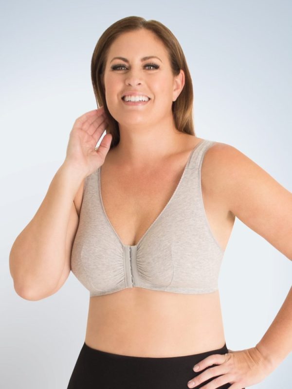 LEADING LADY Meryl Front Opening Cotton Comfort Bra C-G bands 12-34 multiple colours - Image 5