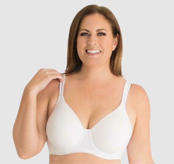 LEADING LADY Brigitte Wire Free T-shirt Bra wide padded straps in multiple colours A-DD Cup band 14-32 - Image 2