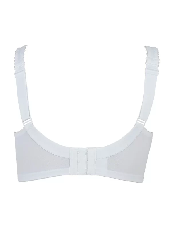 Royce Grace Wirefree Cotton Full Cup Support Bra B-FF cup and bands 10-26 in white - Image 5