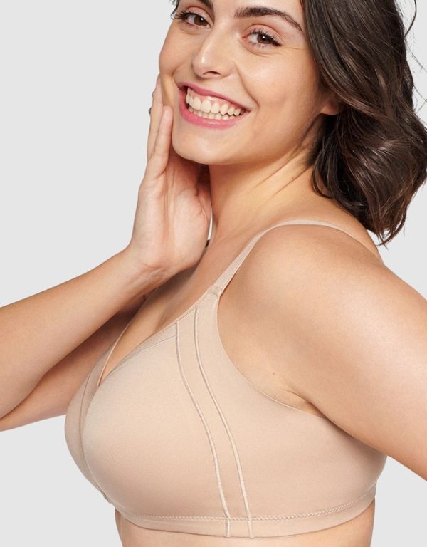 NATURANA Side Smoother Wirefree Minimiser Bra B-E Cups in band sizes 12-24 - Image 3