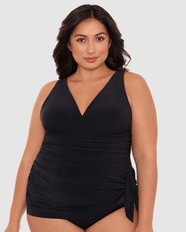 Magicsuit Celine V Neck Plus Size Swimdress