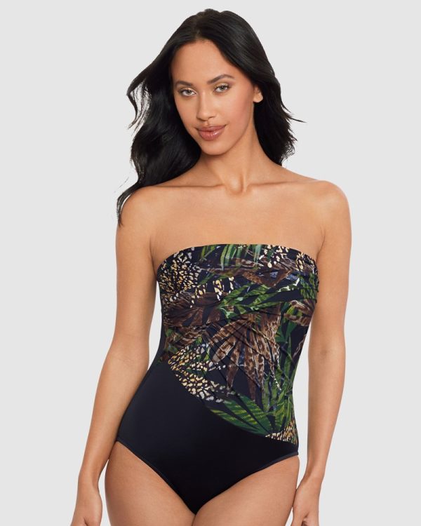 Magicsuit Nighthawk Goddess One Shoulder Tummy Control Swimsuit - Image 3