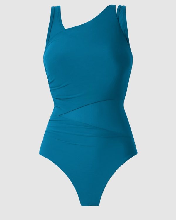 Miraclesuit Network Azura U/W Mesh Cutouts Swimsuit - Aegean - Image 2