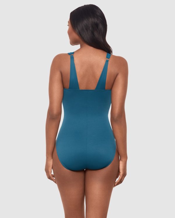 Miraclesuit Network Azura U/W Mesh Cutouts Swimsuit - Aegean - Image 3