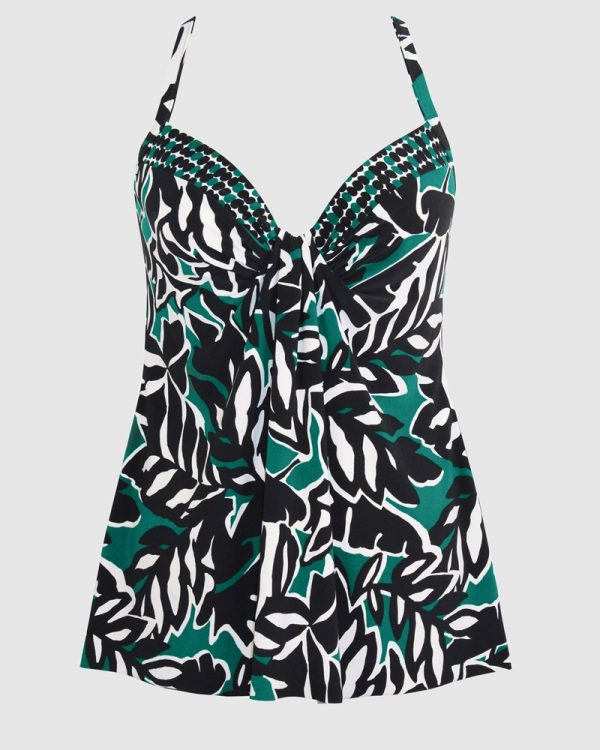 Miraclesuit Palma Verde Marina Underwired Padded Tankini Top - Image 3