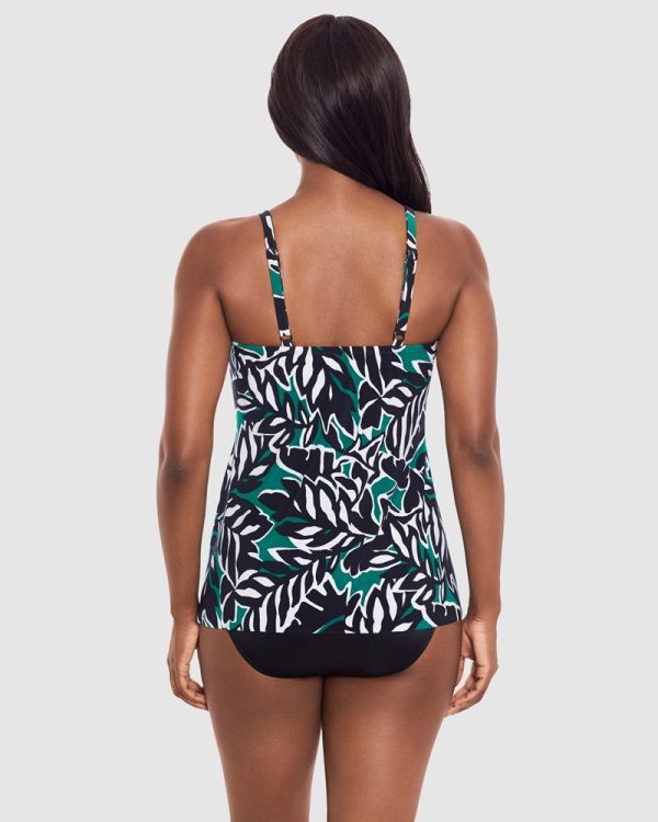 Miraclesuit Palma Verde Marina Underwired Padded Tankini Top - Image 2