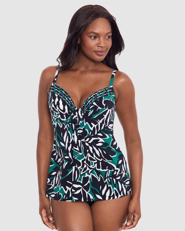 Miraclesuit Palma Verde Marina Underwired Padded Tankini Top