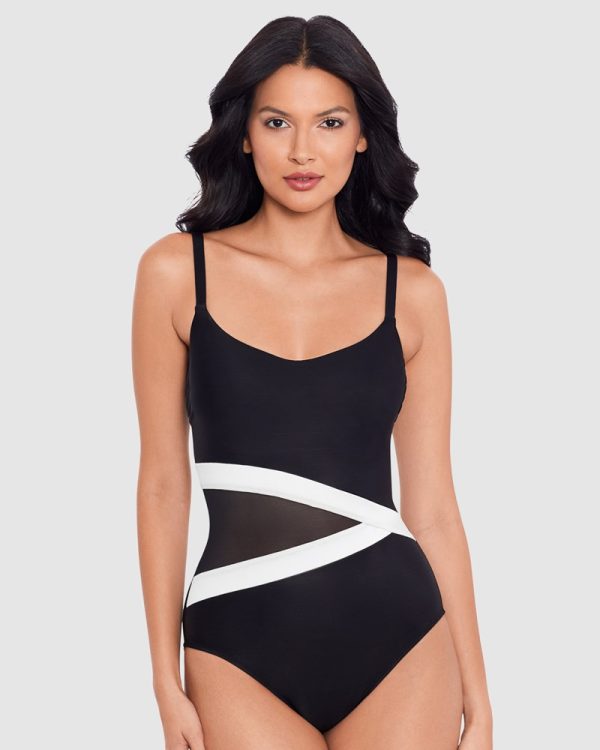 Miraclesuit Spectra Lyra Underwired One-Piece Shaping Swimsuit with Mesh - Image 3