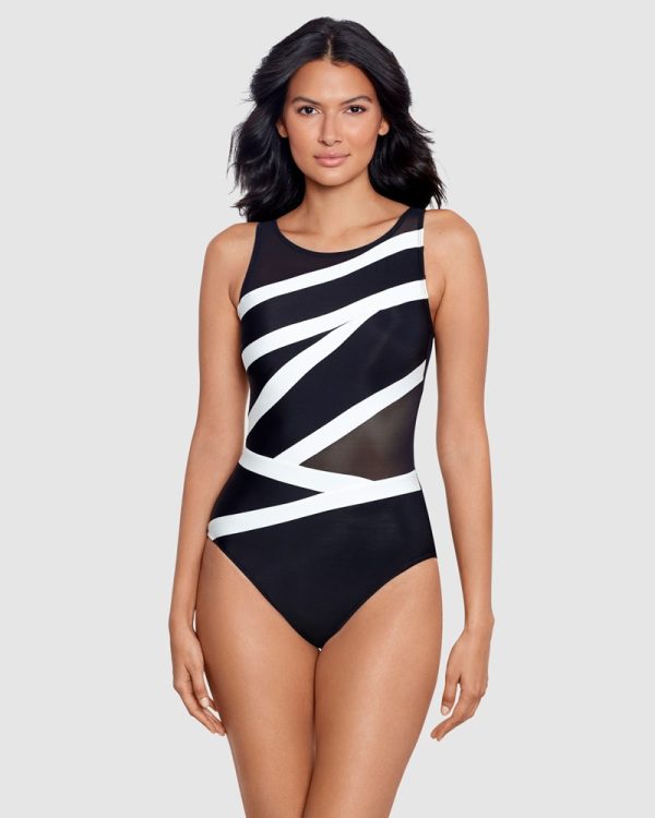 Miraclesuit Spectra Somerpointe High Neck One Piece Shaping Swimsuit - Image 2