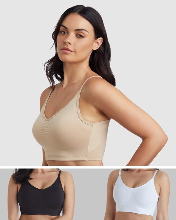 NAOMI & NICOLE No Side Show Crop Cami/Bralette