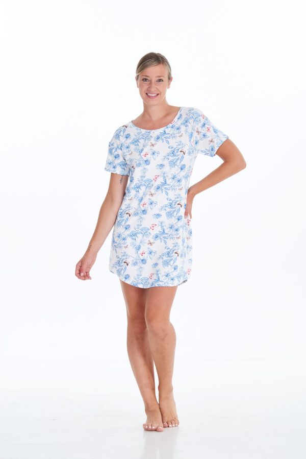 ARIANNE Sarina short sleeve Nightshirt 83cm