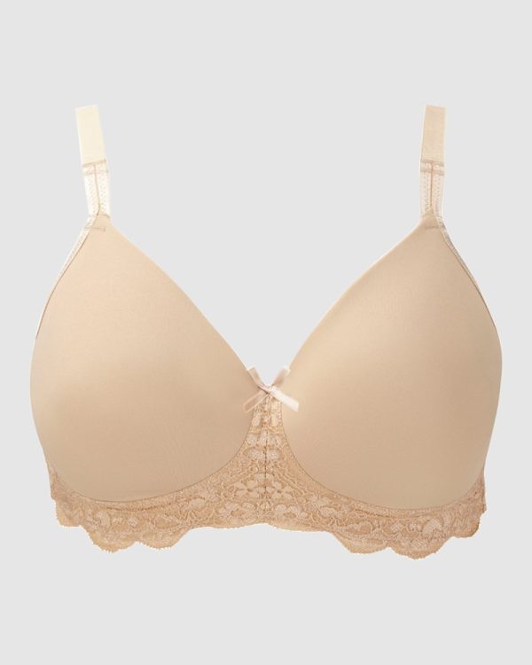 Royce Georgia Wirefree T-Shirt Style Mastectomy Bra with Cotton & Lace A - FF cups in bands 10-20 - Image 2