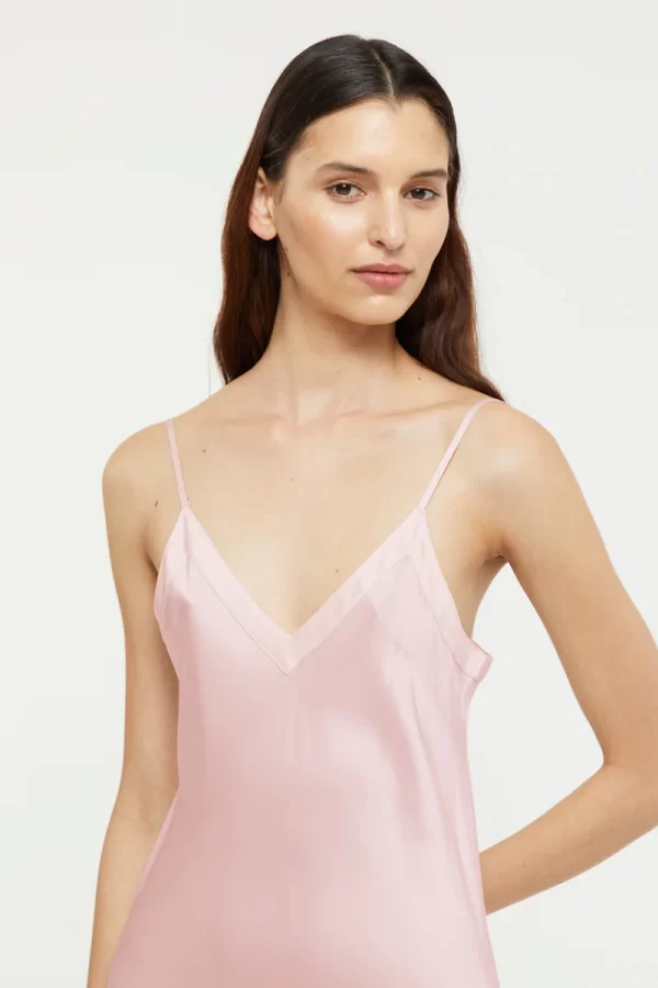 Ginia Pure Silk Chemise Bridal Rose XS-2XL - Image 5