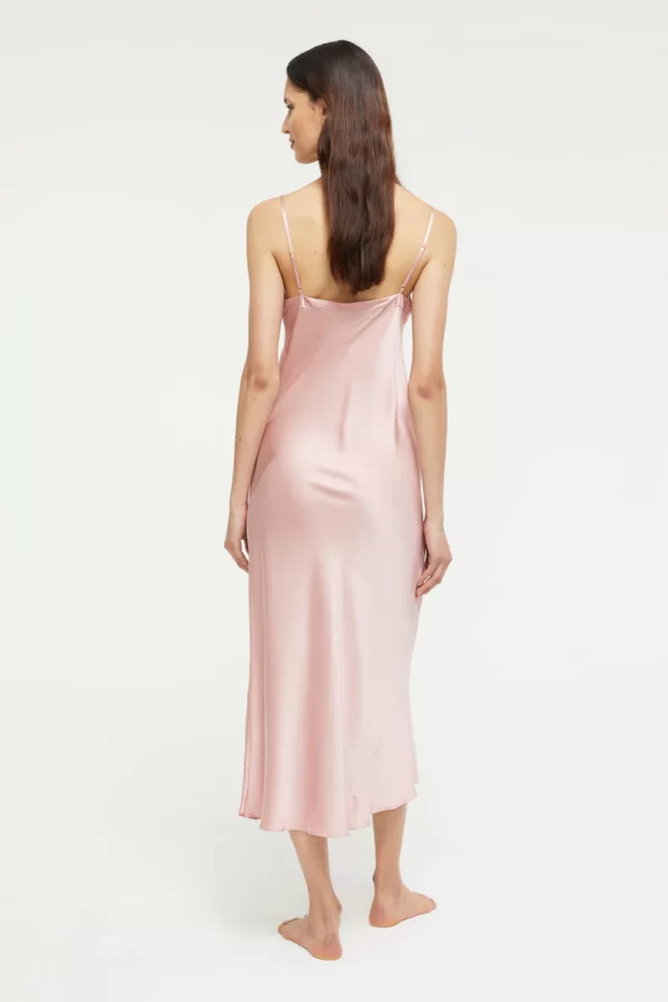 Ginia Pure Silk Slip in Bridal Rose XS-2XL - Image 4