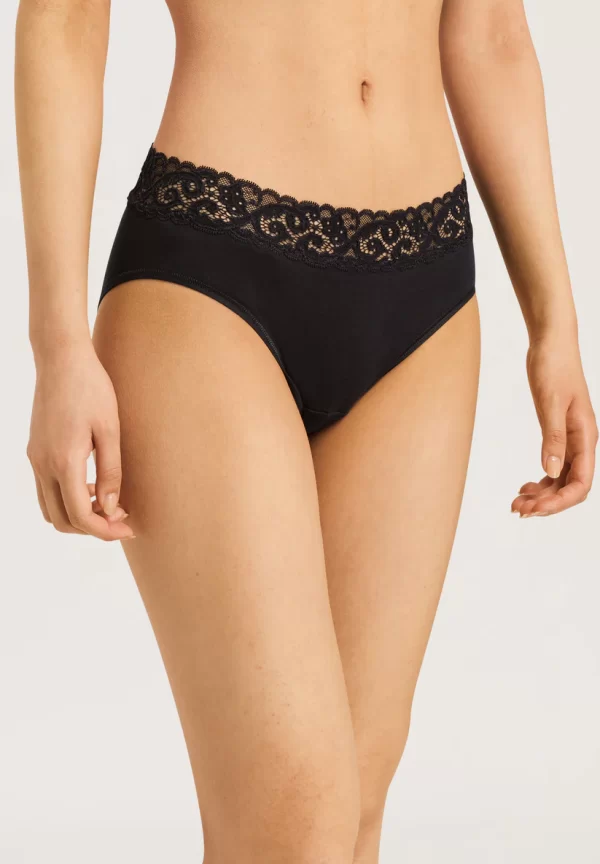 HANRO Moments Midi Briefs in Black