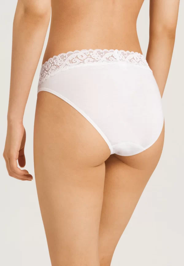 HANRO Moments Mini Briefs in White - Image 2