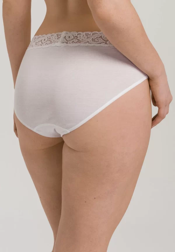 HANRO Moments Midi Briefs in White - Image 2