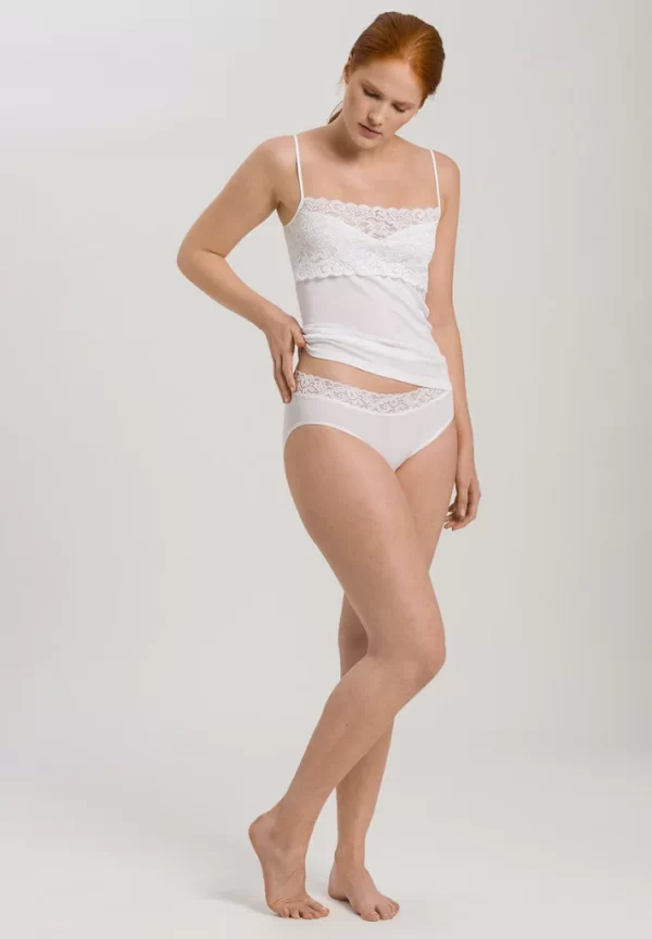 HANRO Moments Midi Briefs in White - Image 3