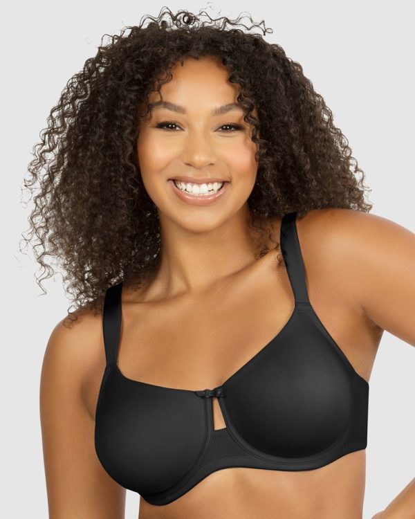 PARFAIT Erika Everyday Seamless Wired T-Shirt Bra 10-18 band C to H cup - Black