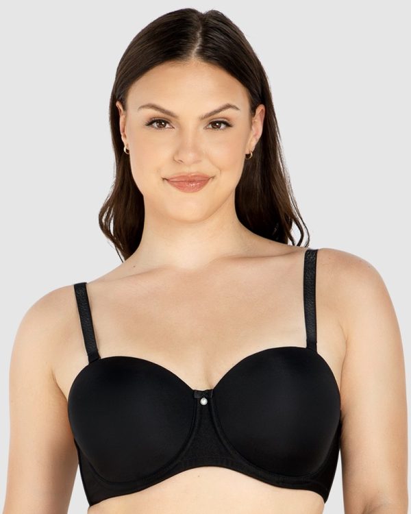 PARFAIT Elise Multiway Seamless Strapless Bra sizes 8D-16H & 18C-20G Black & Bare - Image 5