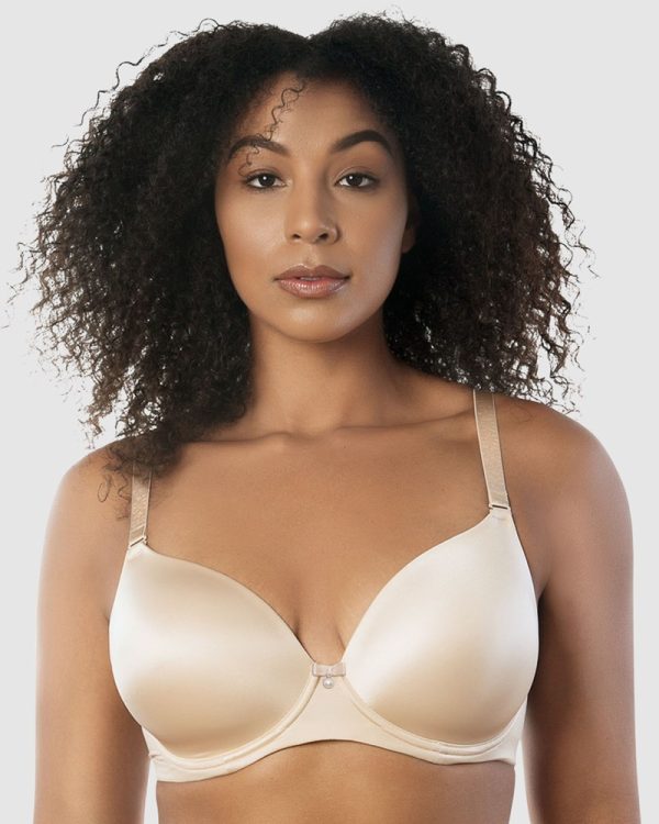 PARFAIT Elise Convertible Wired Seamless Moulded T-Shirt Bra C-H Cups in band sizes 8-20 in Bare