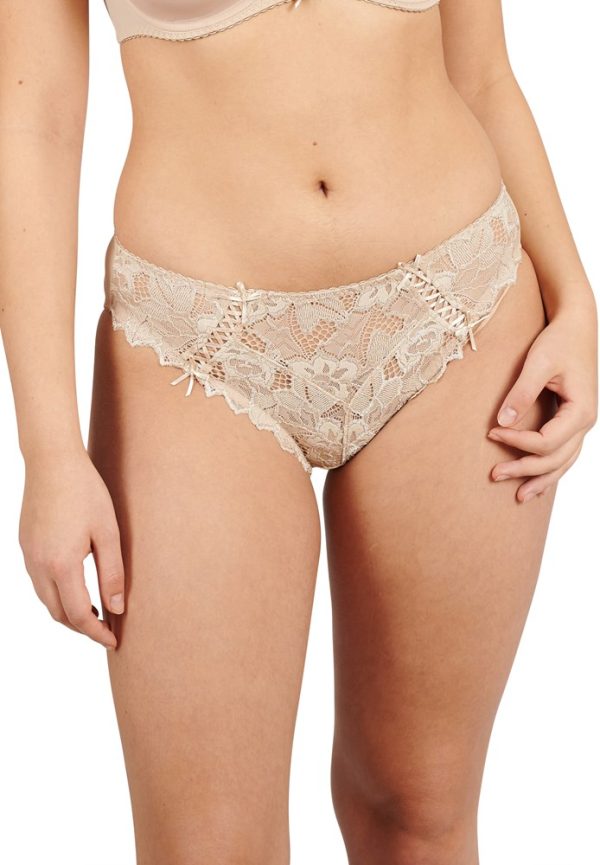 Sans Complexe Arum Microfiber & Lace Hipster Brief - Image 3