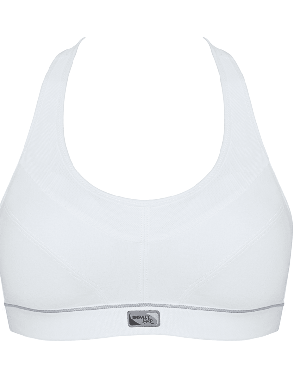 Royce Impact Free Adjustable Fit sports bra for Teen and beyond A - D cup in White in bands 8-14 - Image 3