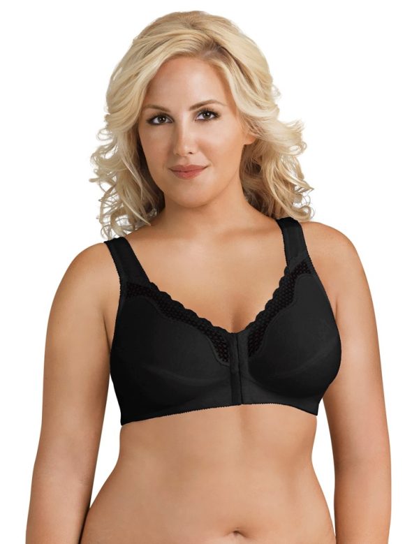 EXQUISITE FORM Front-Close Cotton Posture Control Bra 12-24 in cups B-E - Image 3