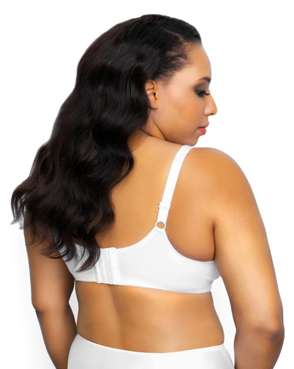 EXQUISITE FORM Plus Size Wireless Cotton Soft Cup Bra 14-24 in cups B-DD - Image 4