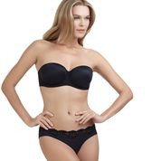LE MYSTERE Soiree strapless bra - Natural & Black - Image 4
