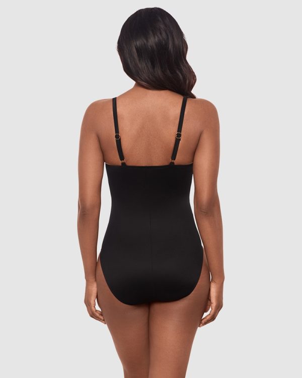 Miraclesuit Network Mariposa Underwired One-Piece Swimsuit with Mesh in black - Image 2