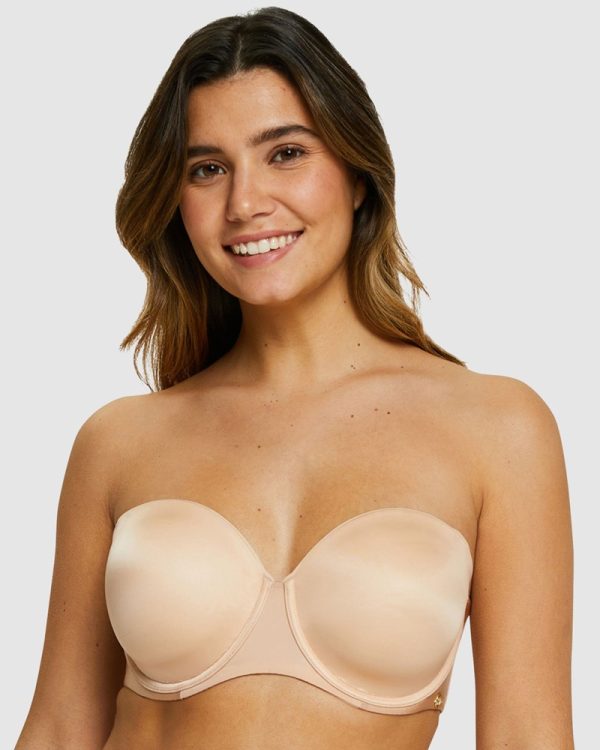 Sans Complexe Unseen Wired Moulded Convertible-to-Strapless Bra multiple colours C-DD in bands 10-18