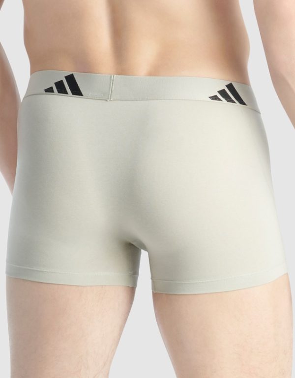 ADIDAS 3 Pack Active Flex Cotton Trunk Underwear assorted 903 colourway - Image 4