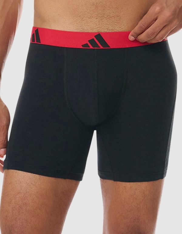 ADIDAS 3 Pack Active Flex Cotton Boxer Brief Underwear - Image 2