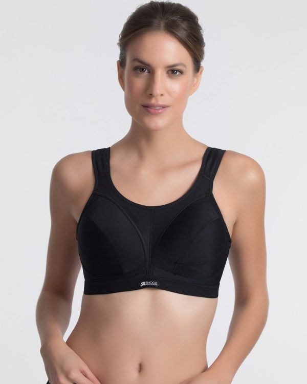 Shock Absorber Active D+ Classic Support Sports Bra in bands 8-18 - D to H cup black - Image 3