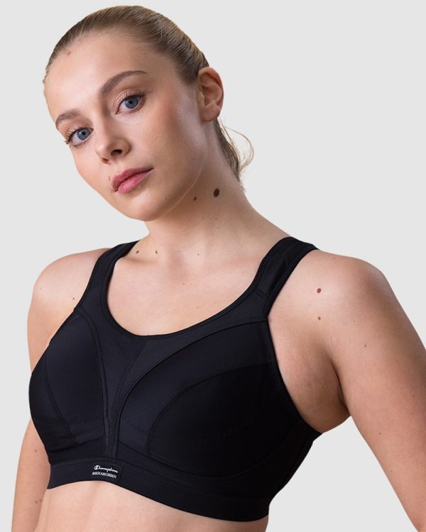 Shock Absorber Active D+ Classic Support Sports Bra in bands 8-18 - D to H cup black - Image 2