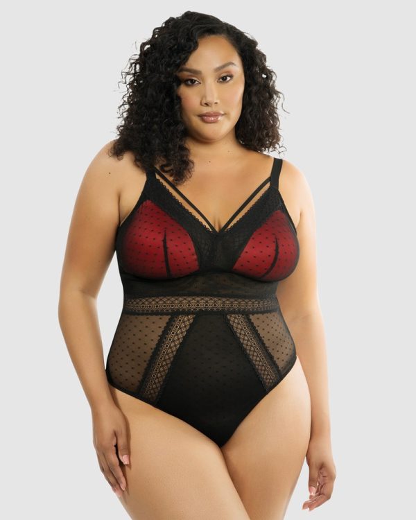 Parfait Mia Non wire thong finish bodysuit