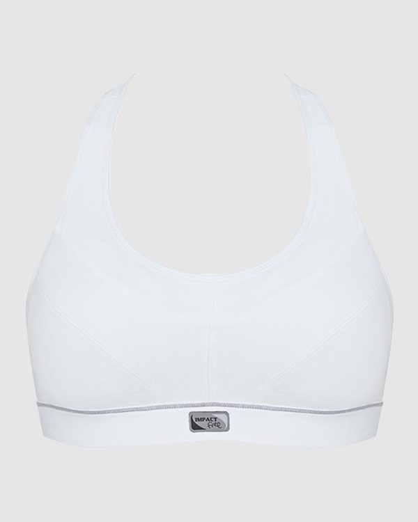 Royce Impact Free Adjustable Fit sports bra for Teen and beyond A - D cup in White in bands 8-16 - Image 3